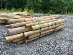 Untreated Wood Posts - Qty: 43