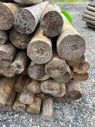 Untreated Wood Posts - Qty: 92