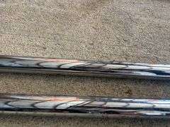 Chrome Tubular Long Truck Bed Rails - 75in