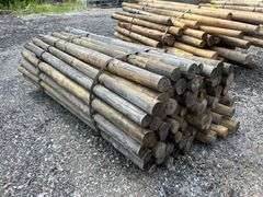 Untreated Wood Posts - Qty: 94