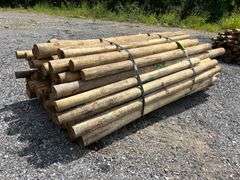 Untreated Wood Posts - Qty: 63