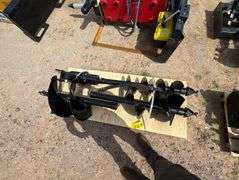 2025 GIYI Unused 3pc Mini-Excavator Auger Set