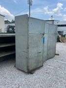 4-Door Steel Unit with Shelves and Storage Bins - 121in L x 24.5in W x 72in H