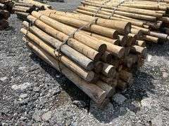 Untreated Wood Posts - Qty: 60 Posts