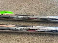 Chrome Tubular Long Truck Bed Rails - 75in
