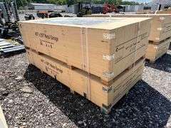 KJ Unused K4525 45ftx25ft Double Garage Steel Barn Shed