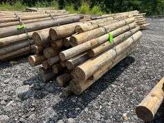 Untreated Wood Posts - Qty: 44