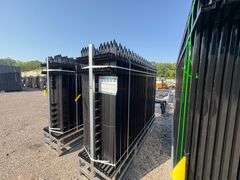 2025 KJ Unused K0608-22 Heavy Duty Powder Coated Steel Site Fence