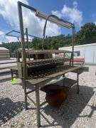 Steel Work Table - 82.5in x 30.5in x 90.5in