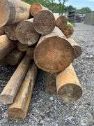Untreated Wood Posts - Qty: 43