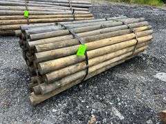 Untreated Wood Posts - Qty: 94