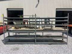 Steel Work Table - 170.5in x 25in x 81in