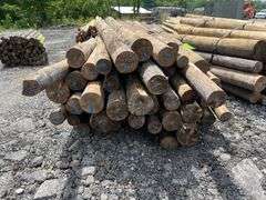 Untreated Wood Posts - Qty: 52