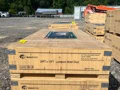 KJ Unused K1912 20ftx12ft Livestock Metal Shed
