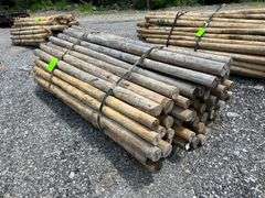 Untreated Wood Posts - Qty: 92