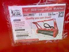 2025 Raytree Unused RMBD72 72" Skid Steer Drum Mulcher