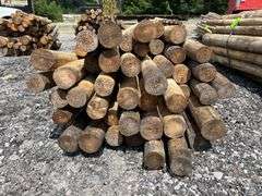 Untreated Wood Posts - Qty: 46