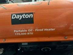 Dayton Portable Oil - Fired Heater 170,000 BTU