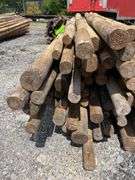 Untreated Wood Posts - Qty: 79