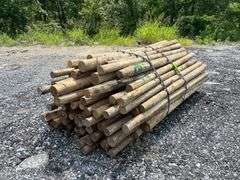 Untreated Wood Posts - Qty: 90