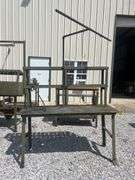 Steel Work Table - 65in x 25in x 82in
