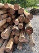 Untreated Wood Posts - Qty: 79