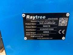 2025 Raytree Unused RMSC78 78in Skidsteer Soil Conditioner