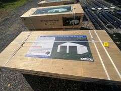 KJ Unused K3325 33ftx25ft Double Garage Steel Barn Shed