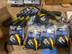 Lot - New Vulcan Tape Measures and Screwdrivers