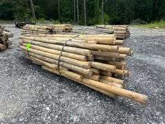 Untreated Wood Posts - Qty: 68