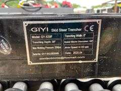 2025 GIYI Unused GY-X39F Mini Skid Steer Trencher