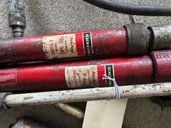 Lot - Assorted Automotive Tools - Hydraulic Hand Pump, Grease Gun, Etc
