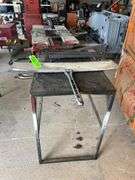 Work Table with Contents - Black & Decker Workmate and Scraper