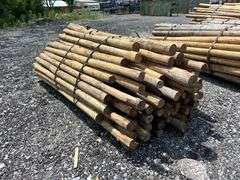 Untreated Wood Posts - Qty: 90