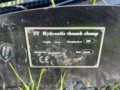 2025 GIYI Unused 5T Hydraulic Thumb Clamp