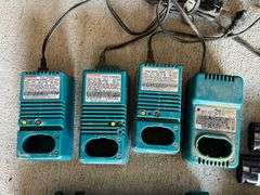 Lot - Makita Hand Tools - Cordless Saw, Cordless Drills, Flashlight, Batteries, and Charger
