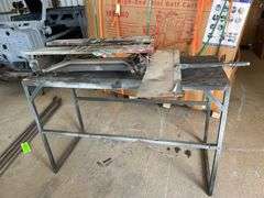 Work Table with Contents - Black & Decker Workmate and Scraper