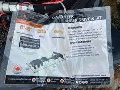 2025 Wolverine Unused MAD-12-12D Mini Skid Steer Auger Drive and Bit