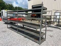 Steel Work Table - 170.5in x 25in x 81in