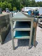 Steel Work Table - 200in L x 31.5in W x 58in H