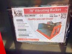 2025 Raytree Unused RMVB78F Skid Steer Vibratory Bucket