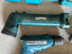 Lot - Makita Hand Tools - Cordless Saw, Cordless Drills, Flashlight, Batteries, and Charger