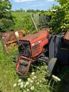 Massey Ferguson 4345 Tractor with Side Arm Cutter