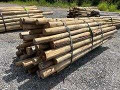 Untreated Wood Posts - Qty: 79