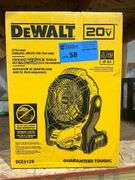 New Dewalt 20V Jobsite Fan - Tool Only