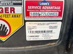 Troy Bilt TB360 Self Propelled RWD 4 Cycle Gas Lawnmower