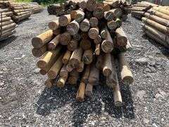 Untreated Wood Posts - Qty: 66