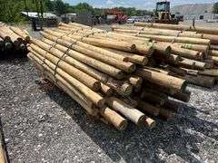Untreated Wood Posts - Qty: 89