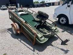 Pelican Bass Boat with Trolling Motor and Trailer