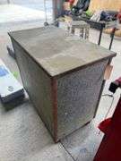 Galvanized Metal Bin on Wheels